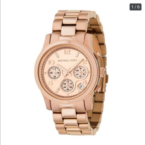 MICHAEL KORS Quartz Chronograph Rose Gold Watch - Picture 3 of 7